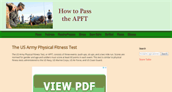 Desktop Screenshot of howtopasstheapft.com